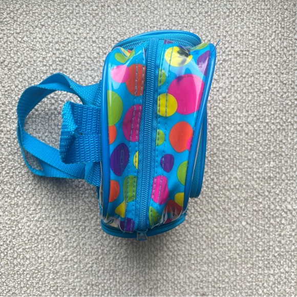 Lisa Frank Spotty Dotty Dalmatian Dog Puppy Clear Mini Backpack Polka Dots FLAWS - Picture 9 of 13